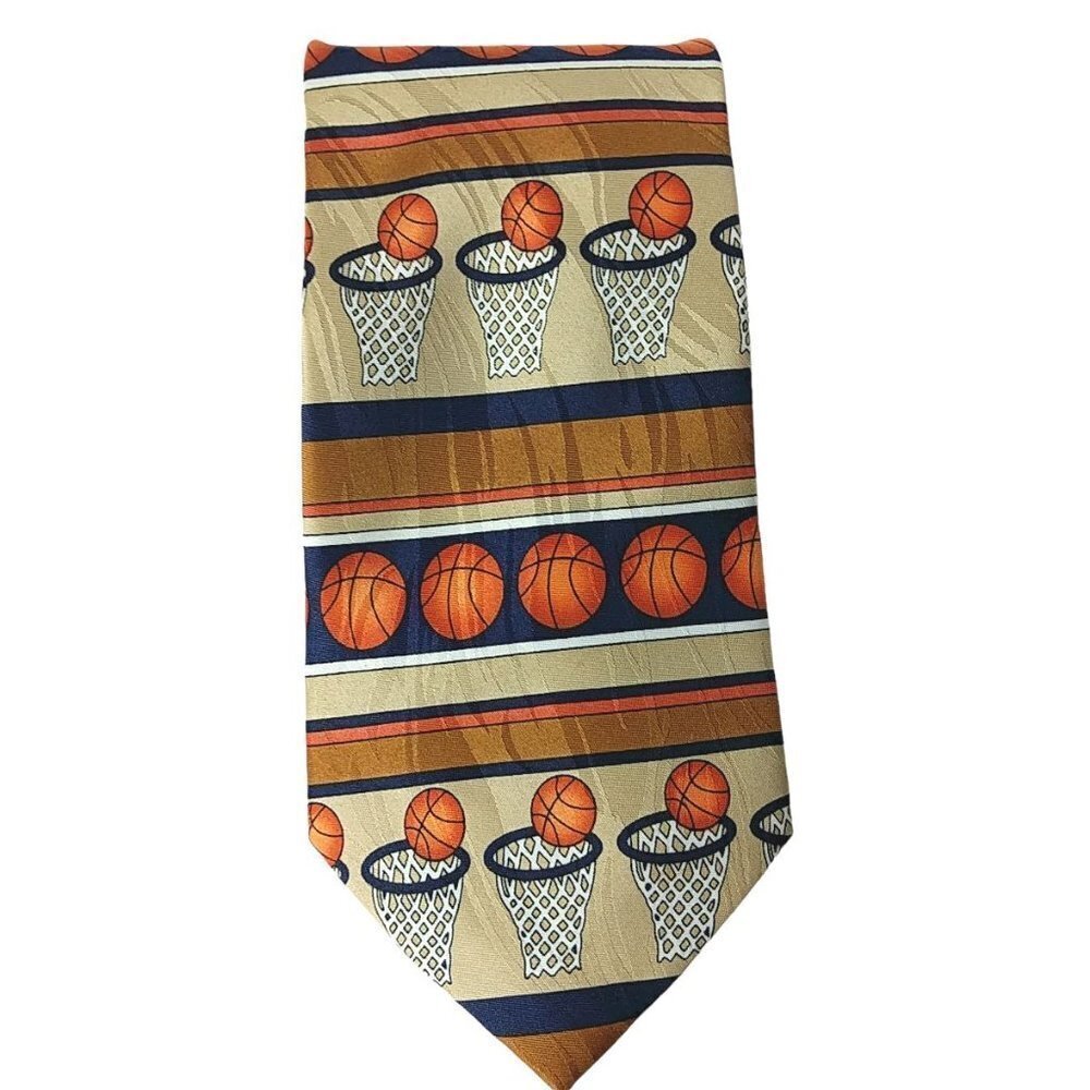 Keith Daniels Basketball Hoops Novelty Necktie - Picture 4 of 8